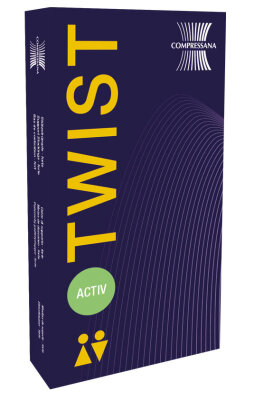 Sportstrümpfe Compressana Twist aktiv Bandagensocke mit Baumwolle