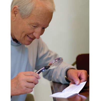 Russka WEDO Rahmenlose LED Rundlupe