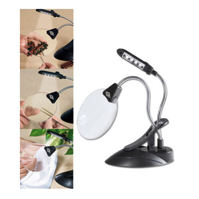 Russka WEDO Tischlupe mit LED