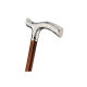 Gastrock wooden Walking Stick Fancy Chrome Fritz chased cherry