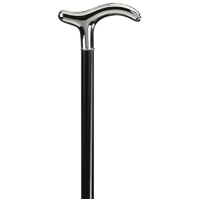 Gastrock Walking Stick Alter Fritz made of ebony with silver plated handle