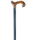 Gastrock Wooden Walking Stick Derby black-yew-look slim