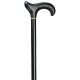 Gastrock wooden walking stick Leather Derby black