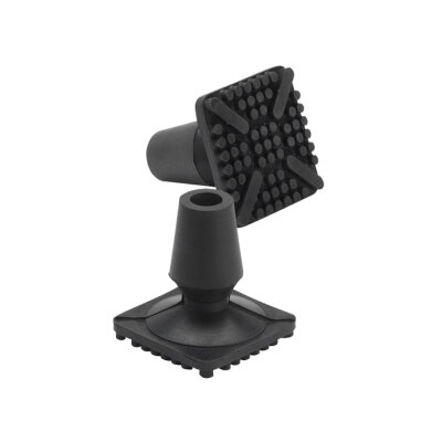 Ossenberg Gummifuß viereckig schwarz