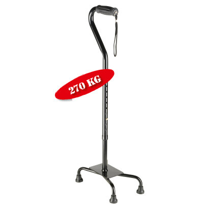 Ossenberg 3 XL Vierfuß Gehhilfe bis 270 kg belastbar höhenverstellbar