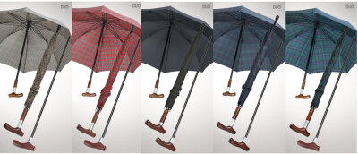 Ossenberg umbrella cane Safebrella DUO