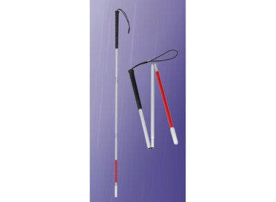 Ossenberg Sehbehinderten Taststock mit Nylonspitze faltbar