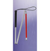 Ossenberg white cane with threat without tip foldable