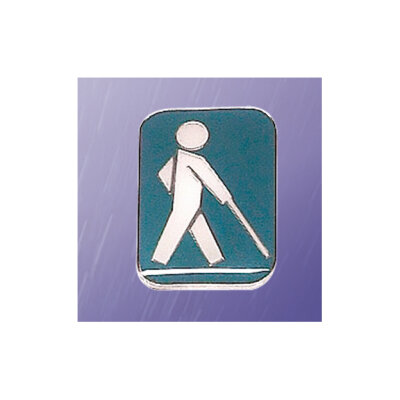 Ossenberg identification pin for the visually impaired international