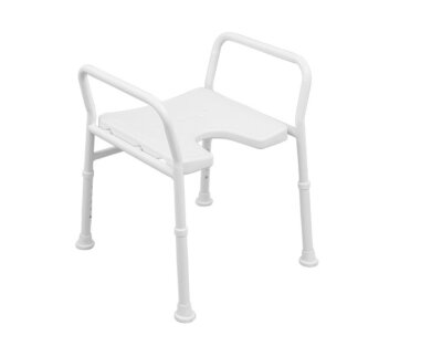 Russka Aluminium Duschhocker mit Armlehnen