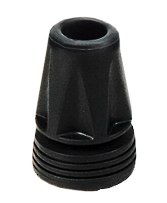 Ossenberg rubber capsule 19 mm with steel core black