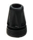 Ossenberg rubber capsule 19 mm with steel core black