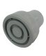 Ossenberg rubber capsule steel insert 22 mm grey
