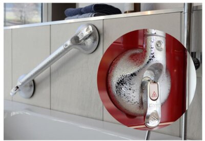 Russka ROTH mobiler Haltegriff in Chrom Optik