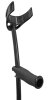 Ossenberg forearm carbot crutch black up to 200 kg with...