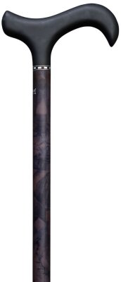 Gastrock Gehstock Carbon-Schlank-Derby Batik