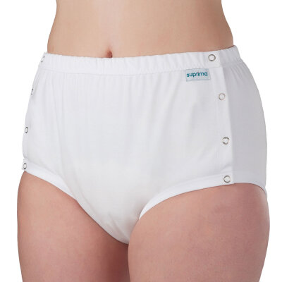 suprima incontinence PU brief buttoned