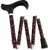 Gastrock cane Deluxe-Supermini folding stick Fleur