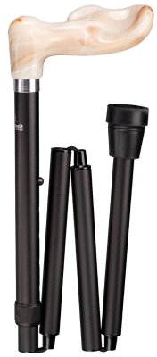 Gastrock cane Deluxe Fischer Folding Stick marbled