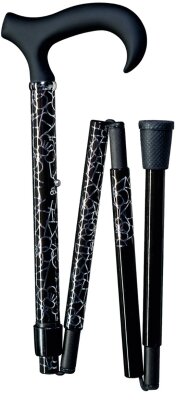 Gastrock Gehstock Schlank-Faltstock Carbon Filigran