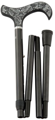 Gastrock cane Carbon Slim Folding Stick Exotic