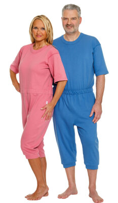 suprima CareBasic Pflegeoverall kurz Rückenreißverschluss