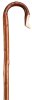 Gastrock cane Chestnut shepherd stick natural brown