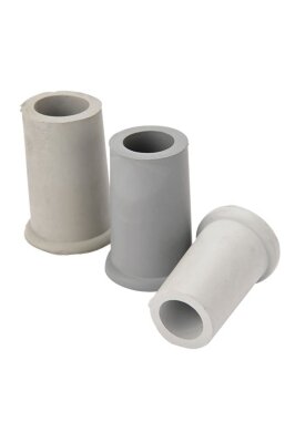 Gastrock Gummipuffer für Schirme und Stöcke in grau 2er-Pack