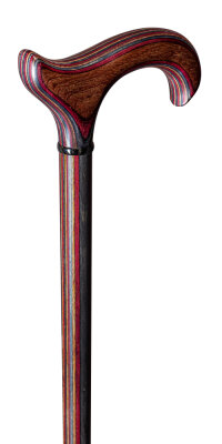 Gastrock cane L-Derby Actionwood Wine