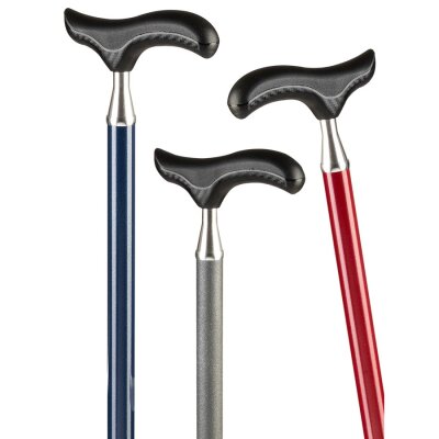 Ossenberg Leichtmetallstock Derbygriff Soft Carbonoptik