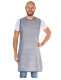 suprima adult bib polyester with loop fastener & lateral ties