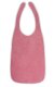 suprima terry cloth adult bib with loop fastener berry