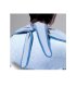 suprima terry cloth adult bib with loop fastener berry