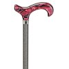 Ossenberg light metal cane with derbygrip dark...
