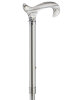 Ossenberg foldable light metal cane metallic gray with...
