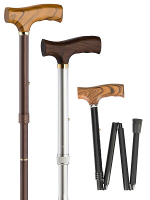 Ossenberg faltbarer Leichtmetallstock Fritzgriff