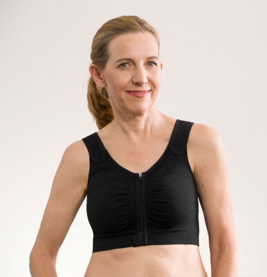 Amoena 44606 Leyla Post-OP Kompressions-BH schwarz