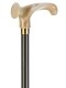 Ossenberg light metal cane marbled anatomical handle