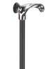 Ossenberg light metal walking stick anatomical chrome grip