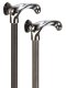 Ossenberg light metal walking stick anatomical chrome grip