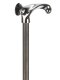 Ossenberg light metal walking stick anatomical chrome grip