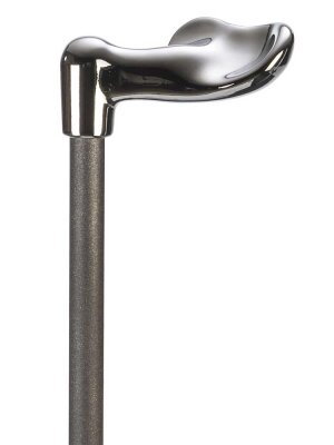 Ossenberg light metal stick with fischer grip and chrome ring