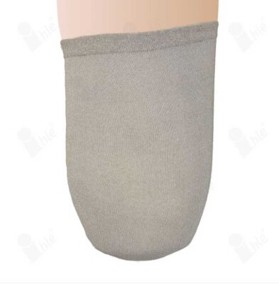 Ihle Oberschenkel Stumpfstrumpf Silber