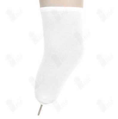Ihle Unterschenkel Stumpfstrumpf Baumwolle klassisch Silikonloch