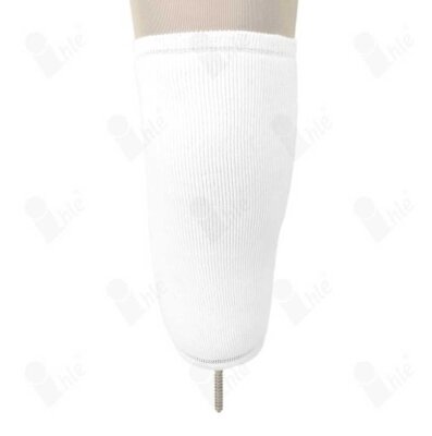 Ihle Unterschenkel Stumpfstrumpf Baumwolle Frottee Silikonloch