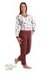 suprima Care Function nursing pajamas motif flowers