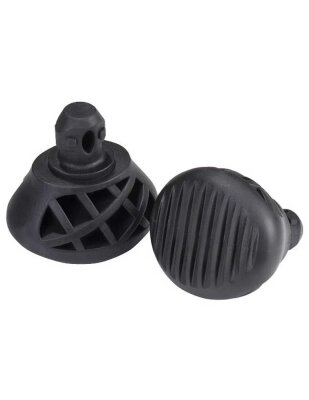 Ossenberg Ganymed Gummikapsel schwarz