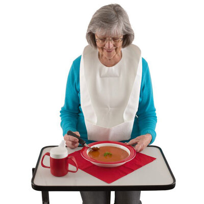 Russka Schutzserviette mit Auffangtasche