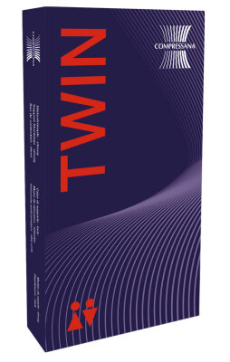 Stützstrümpfe Compressana Twin mit Baumwolle