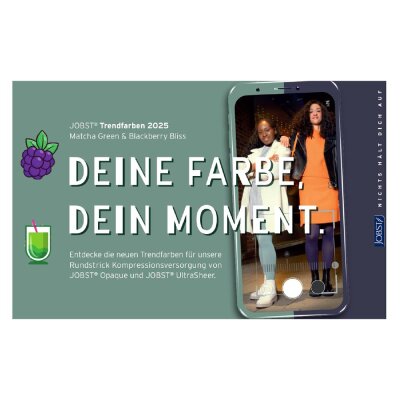 Kompressionsstrümpfe Jobst Opaque Trendfarben